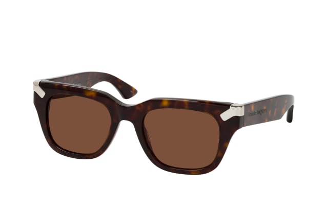 Alexander McQueen AM0439S 003, SQUARE Sunglasses, MALE