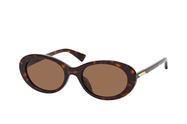 Bottega Veneta BV 1415SK 002, ROUND Sunglasses, FEMALE, available with prescription
