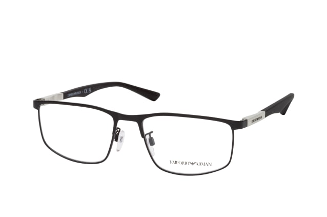 Emporio Armani EA 1131 3001, including lenses, RECTANGLE Glasses, MALE