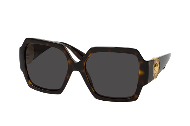 versace ve 4453 108/87, square sunglasses, female