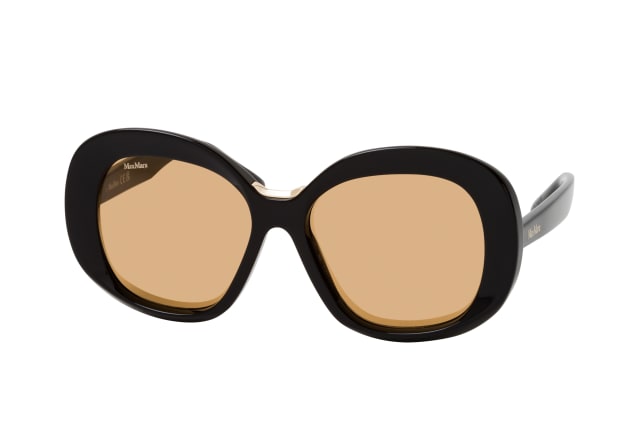 Max Mara MM 0087 01E, ROUND Sunglasses, FEMALE