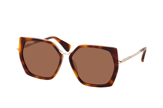 Max Mara MM0136 52E, SQUARE Sunglasses, FEMALE, available with prescription