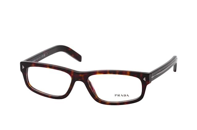 Prada PR  B02V 17N1O1, including lenses, RECTANGLE Glasses, MALE