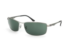 Ray-Ban RB 3498 004/71, RECTANGLE Sunglasses, MALE
