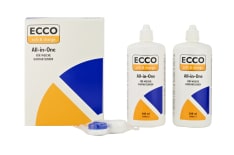  Ecco All-in-One 2x 360ml +1x Kontaktlinsenbehälter klein