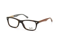 Ray-Ban RX 5228 5545, including lenses, RECTANGLE Glasses, FEMALE