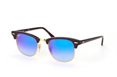 Ray-Ban Clubmaster RB 3016 990/7Qsmall, BROWLINE Sunglasses, MALE, available with prescription