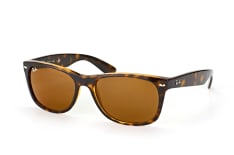 Ray-Ban New Wayfarer RB 2132 710Xlarge, RECTANGLE Sunglasses, MALE, available with prescription
