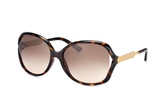 Gucci GG 0076S 003, BUTTERFLY Sunglasses, FEMALE