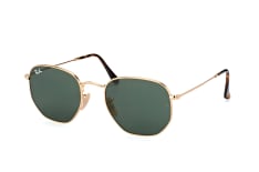 Ray-Ban Hexagonal RB 3548N 001 L, ROUND Sunglasses, MALE, available with prescription