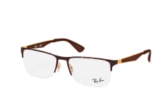 Ray-Ban RX 6335 2917, including lenses, RECTANGLE Glasses, MALE