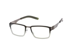ic! berlin Gert H. graphite-broken, inkl. Gläser, Rechteckige Brille, Herren