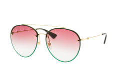 Gucci GG 0351S 004, AVIATOR Sunglasses, FEMALE