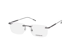 MONTBLANC MB 0049O 001, including lenses, RECTANGLE Glasses, MALE