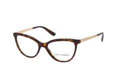 Dolce&Gabbana DG 3315 502, inkl. Gläser, Cat Eye Brille, Damen