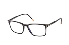 Tom Ford FT 5607-B 001, including lenses, RECTANGLE Glasses, MALE
