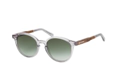 WOOD FELLAS Trostberg 10777 curled, ROUND Sunglasses, UNISEX, available with prescription