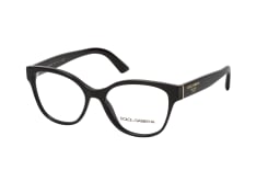 Dolce&Gabbana DG 3322 501, inkl. Gläser, Cat Eye Brille, Damen