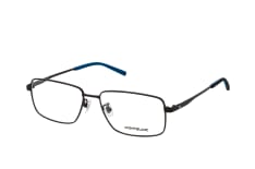MONTBLANC MB 0108O 001, including lenses, RECTANGLE Glasses, MALE