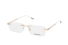 MONTBLANC MB 0112O 002, including lenses, RECTANGLE Glasses, MALE