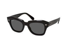 Ray-Ban State Street RB 2186 901/58, SQUARE Sunglasses, UNISEX, polarised, available with prescription