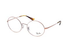 Ray-Ban Oval RX 1970V 2943, including lenses, ROUND Glasses, UNISEX