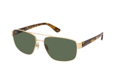 Ray-Ban RB 3663 001/31, RECTANGLE Sunglasses, MALE