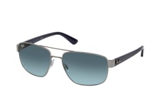 Ray-Ban RB 3663 004/3M, RECTANGLE Sunglasses, MALE