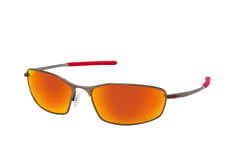 Oakley Whisker OO 4141 02, RECTANGLE Sunglasses, MALE