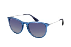 Ray-Ban Erika RB 4171 65154L, ROUND Sunglasses, FEMALE, available with prescription