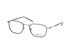 MONTBLANC MB 0161O 001, including lenses, RECTANGLE Glasses, MALE