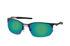 Oakley Wire Tap OO 4145 03, RECTANGLE Sunglasses, MALE