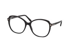 Tom Ford FT 5708-B 001, including lenses, ROUND Glasses, FEMALE