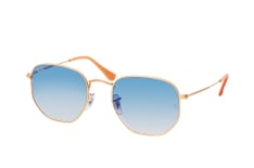 Ray-Ban Hexagonal RB 3548 001/3F L, ROUND Sunglasses, UNISEX, available with prescription
