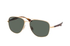 Ray-Ban RB 3683 001/58, AVIATOR Sunglasses, UNISEX, polarised, available with prescription