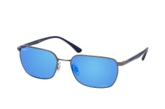 Ray-Ban RB 3684CH 004/4L, ROUND Sunglasses, UNISEX, polarised, available with prescription