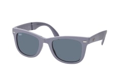 Ray-Ban Folding RB 4105 6577R5, SQUARE Sunglasses, MALE, available with prescription