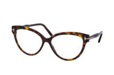 Tom Ford FT 5763-B 052, including lenses, BUTTERFLY Glasses, FEMALE
