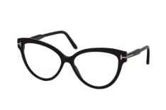 Tom Ford FT 5763-B 001, including lenses, BUTTERFLY Glasses, FEMALE