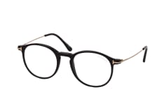Tom Ford FT 5759-B 001, including lenses, ROUND Glasses, MALE