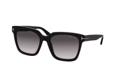 Tom Ford Selby FT 0952 01B, SQUARE Sunglasses, FEMALE, available with prescription