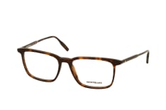 MONTBLANC MB 0197O 005, including lenses, RECTANGLE Glasses, MALE