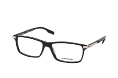 MONTBLANC MB 0217O 001, including lenses, RECTANGLE Glasses, MALE