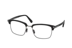 Tom Ford FT 5801-B 001, including lenses, BROWLINE Glasses, MALE