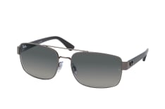 Ray-Ban RB 3687 004/71, RECTANGLE Sunglasses, MALE