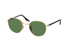 Ray-Ban RB 3691 001/P1, ROUND Sunglasses, UNISEX, polarised, available with prescription