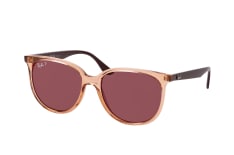 Ray-Ban RB 4378 66025Q, BUTTERFLY Sunglasses, FEMALE, polarised, available with prescription