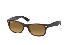 Ray-Ban New Wayfarer RB 2132 6608M2 S, RECTANGLE Sunglasses, UNISEX, polarised, available with prescription