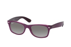 Ray-Ban New Wayfarer RB 2132 6606M3, RECTANGLE Sunglasses, UNISEX, polarised, available with prescription