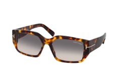 Tom Ford Silvana 02 FT 0989 55B, RECTANGLE Sunglasses, FEMALE, available with prescription